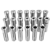 20Pcs High Precision R8 Sleeve 1mm-20mm Drill Collet Milling Machine Chuck Set