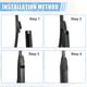 thumbnail image 3 of Trasero Parabrisas Limpiaparabrisas Hoja Brazo Ensamblaje Unique Bargains Para VW Passat 2uds Negro, 3 of 6