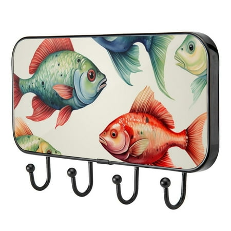 

Star shark Self Adhesive Towel Coat Wood Iron Hooks for Home Keys Door Outdoor Home Improvement Utility Hook