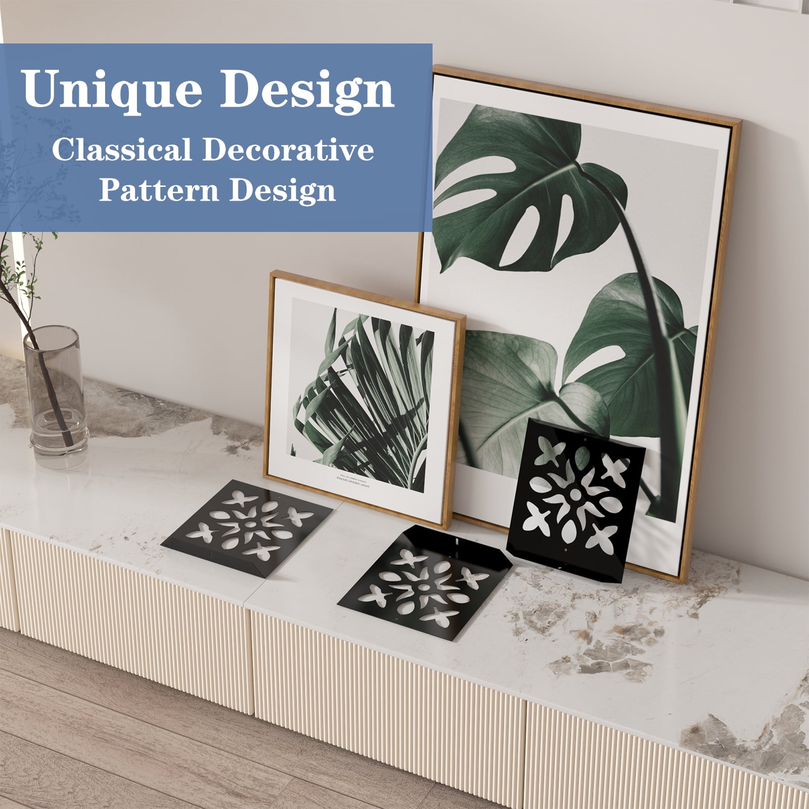 5-Tier Floating Corner Shelf for Wall, Moon Phase Corner Shelves for Bedroom Bathroom Kitchen Living Room