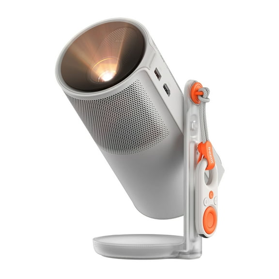 XGIMI Mogo 4 1920 x 1080 FHD Video Projector , Silver with Filter, Speakers, Ambient Light, and Google