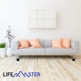 thumbnail image 4 of Lifemaster Furniture Riser Set - 4 Pieces Non-Slip Design Furniture Leg Riser fits with Bed Chair Table Sofa Desk and Couches - Black, 4 of 5
