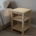 thumbnail image 3 of Versaloft Solid Wood Amish Nightstand in Coffee Paint - Handcrafted and Made in the USA, 3 of 3