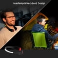 thumbnail image 6 of Rechargeable LED headlamp, adjustable light modes, battery powered, Black, 6 of 7