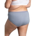thumbnail image 5 of Fit for Me by Fruit of the Loom Women's Plus Size Cotton Hipster Underwear, 6-Pack, 5 of 11