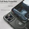 thumbnail image 4 of GAOBAO Magnetic for iPhone 15 Pro Max Case, Compatible with MagSafe, Screen & Camera Protection, Translucent Matte Shockproof Protective Cover, 4 of 9
