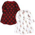 thumbnail image 1 of Hudson Vestidos de algodón para niñas Fancy Rudolph 9-12 meses, 1 of 1