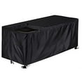 thumbnail image 3 of 210D Waterproof Garden Storage Box Cover for Outdoor Furniture Rectangle Black M:130*60*71Cm Smile Home, 3 of 8