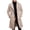 Khaki, variant on Men's Long Trench Coat Single Breasted Lapel Peacoat Warm Overcoat Fall Winter Casual Jacket with Pockets