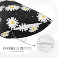 thumbnail image 3 of Honeii Daisies Flowers Decorative Throw Pillow Case - Elevate Your Couch, Sofa, or Bed with Stylish Home Decor, Perfect Gift Idea-14"x20", 3 of 6