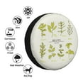 thumbnail image 5 of Gaeub Herbs and Spices 14-17in Tire Cover, Spare Tire Cover, for Camper Caravan, Trailer, Car, Truck, SUV, Jeep - 15 inch, 5 of 9