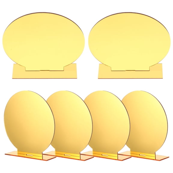 6 Sets Acrylic Table Place Sign Wedding Signs Cards Signage