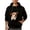 #01-Black, variant on Men's Hands-Free Pet Carrier Hoodie with Double Zipper Pocket Puppy Pouch Drawstring Pullover Sweatshirt for Small Dogs