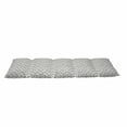 thumbnail image 2 of Skull Floor Pillow Lounger Cover, Abstract Floral Skulls Daisies Hearts Circles Illustration Vintage Style Print, Nap Mat Printed Fabric Case for 5 Pillows, 88" x 27", White and Black, by Ambesonne, 2 of 5