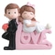 thumbnail image 1 of 1 pieza de figuras de pareja de San Valentín: novios, muñecos de resina, adornos para tartas., 1 of 8