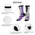 thumbnail image 5 of Athletic Socks Pancreatic Cancer Awareness Flag Sport Running Calf Socks Crew Socks for Men Women, 5 of 7