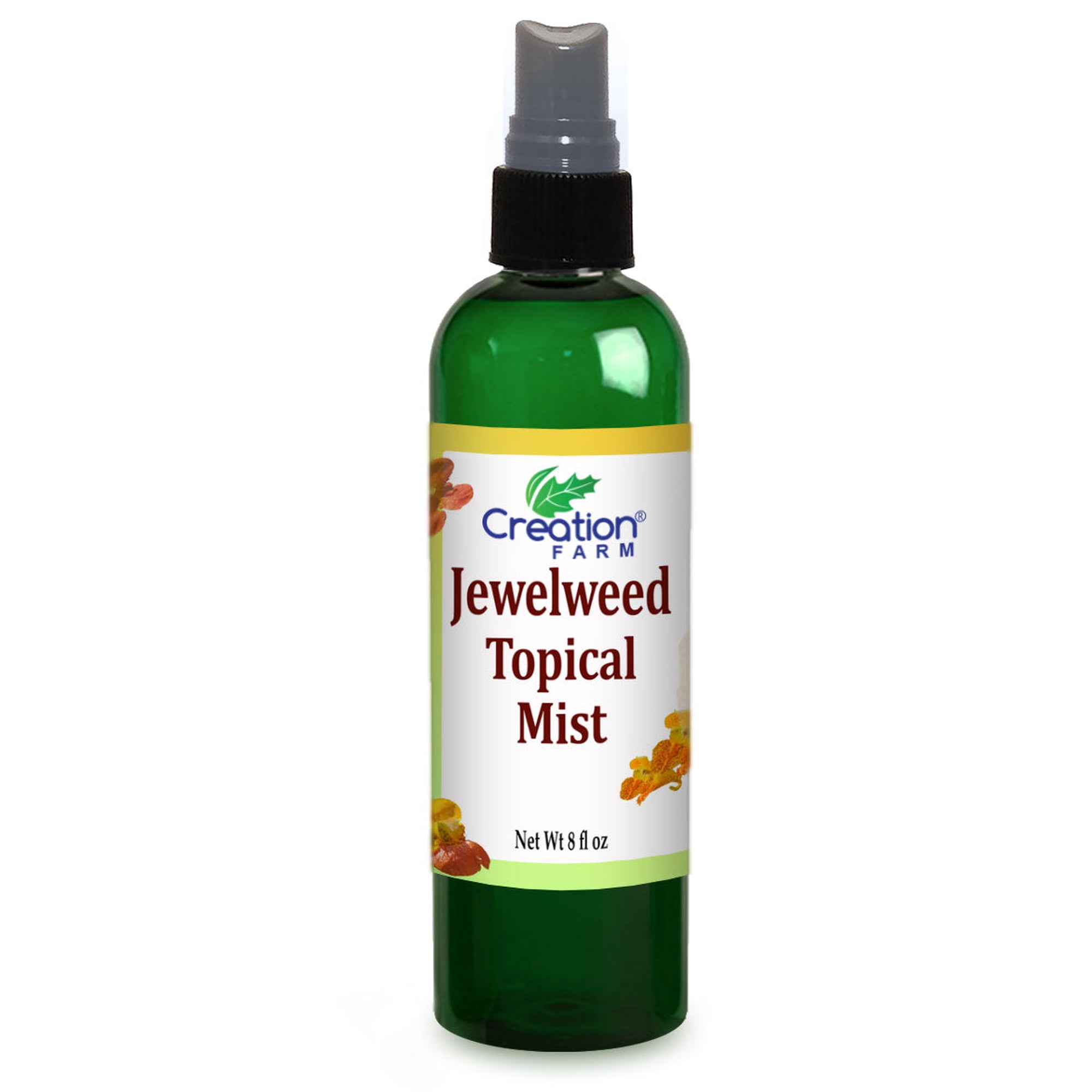 Jewelweed Topical Mist 8 Oz- Poison Ivy & Poison Oak, Bites, Swimmer's Itch, Niebla de Topicos