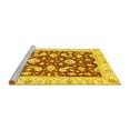 thumbnail image 2 of Ahgly Company Machine Washable Indoor Rectangle Oriental Yellow Traditional Area Rugs, 8' x 12', 2 of 4