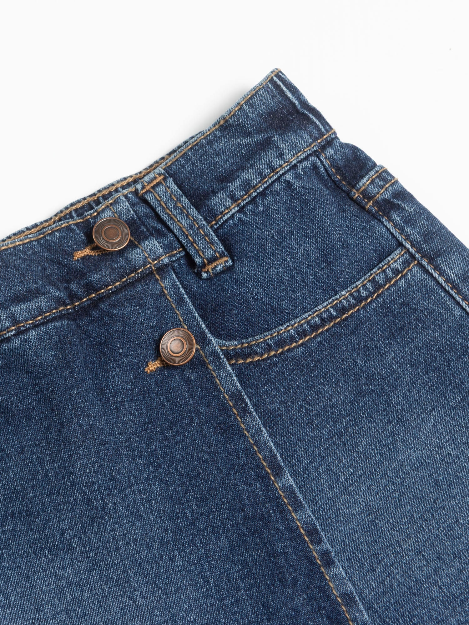 Wonder Nation Girls Denim Skort, Sizes 4-18 & Plus