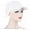 White, variant on MESSUEN Turbans for Women Mens Sun Hat Women Head Scarf Sun Printing Cap Head Hat Women Baseball Caps Head Coverings for Women Beanie for Women Black One Size