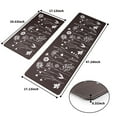 Kitchen Mats 2 Pack , Anti Fatigue Anti Slip Rugs for Kitchen