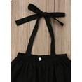 thumbnail image 5 of Dewadbow Summer Toddler Kids Baby Girl Strap Tops Crop Stripe Trousers Pants, 5 of 6