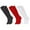 red,black,white, variant on HEQUSIGNS Kid's Anti Slip Spandex Football Socks, Multicolor (3)