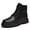 Black, variant on Men’s High Top Combat Boots Non Slip Chunky Platform Ankle Boots with Adjustable Straps Casual Motorcycle Walking Fashion Boots for All Season Wear