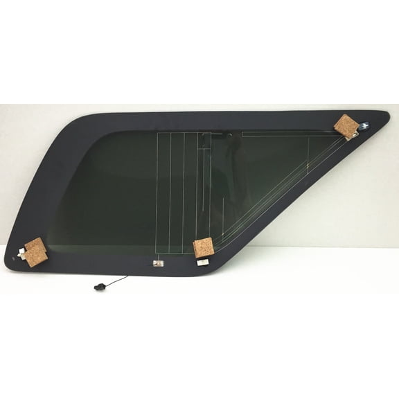 Driver Left Side Rear Quarter Glass Quarter Window W/Antenna Style Compatible with Toyota 4Runner 2003-2009 Models