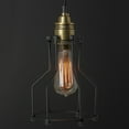 thumbnail image 2 of SUNLITE 07006-SU E26 Antique Style Vintage Oil Bronze Pendant Light Fixture, 2 of 3