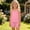 Pink, variant on Amidoa Girls Summer 2 Piece Outfits Kids Solid Color Spaghetti Straps and Shorts Casual Cute Clothing Sets Beige Size 4T