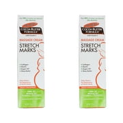 Palmer's Maternity Massage Cream for Stretch Marks Cocoa Butter 125ml - European Version NOT North American Variety - Imported from United Kingdom by Sentogo - SOLD AS A 2 PACK