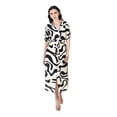 thumbnail image 1 of Vestido largo estampado Roman Fashion /Juvenil, 1765 (Negro) negro M, 1 of 4