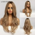 thumbnail image 5 of Long Wavy Synthetic Wigs - Heat Resistant, 5 of 22
