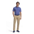 thumbnail image 3 of Ben Hogan Men's & Big Men's Performance Two-Color Jacquard Short Sleeve Polo Shirt, up to 5XL, 3 of 7