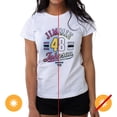 thumbnail image 2 of Camiseta de mujer NASCAR - Jimmie Johnson - 8 White de DelSol para mujer - 1 pieza de camiseta (XL), 2 of 4