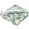 thumbnail image 4 of Flannel Throw Blanket,Anti-Pilling Blanket Super Soft Warm Comfortable for Bedroom Living Room Couch Bed Decor (Leaves, 60x80in), 4 of 4