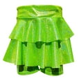 thumbnail image 6 of JUMEYU Athletic Shorts for Teens Girls Everyday Shorts Elastic Straight Leg Party High Waist Shorts Size 6-7 (Green,6-7 Years), 6 of 6