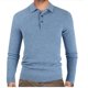thumbnail image 4 of Blusa y camisa de manga larga con cuello vuelto para hombre, suéter de manga larga de color liso, camisa de veta polar, jersey de punto para hombre, blusa de poliéster, 4 of 8