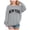 001 Grey, variant on Girls Sweatshirt Graphic Sweatshirts for Teen Girls Crewneck Oversized Sweatshirt Kids Fashion Long Sleeve Pullover Tops Kaprioy Girls Sweatshirt