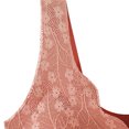 thumbnail image 5 of Byworldtasic Plus Size Front Closure Bras for Women No Underwire Comfort Lace Full Coverage Bralette Wireless Snap Closing Bra, 5 of 5