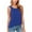 Women Blue Tank tops for Girls, variant on HAPIMO Women's Loose Tank Tops Summer Beach Tees Solid Color Cotton Sleeveless Workout Shirts Round Neck Casual Relaxed Tops for Teen Girls Trendy Green