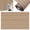 Dark Brown, variant on Peel and Stick PVC Slat Wall Panel, 118" x 15.75" Self Adhesive Faux Oak Wood Grain – 3D Soundproof Wall Panels for Walls & Ceilings