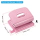 thumbnail image 2 of Uxcell 1/4" 2 Hole Paper Punch Metal Hole Puncher, 8 Sheet Punch Capacity Adjustable Hole Punch, Pink, 2 of 6