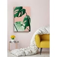 thumbnail image 2 of Awkward Styles Pink Foliage Room Decor Green Floral Framed Artwork Inspirational Vinyl Artwork Beautiful Nature Art Home Decor Ideas Green Leaves Decor for Bathroom Inspirational Framed Canvas Prints, 2 of 7