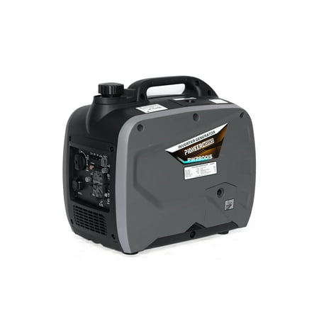 

BROADFASHION Portable Inverter Generator 2500W Ultra Quiet Gas Engine with CO-Monitoring and Alarm EPA Compliant Intelligent Speed Control System Suitable for Backup Home and Camping
