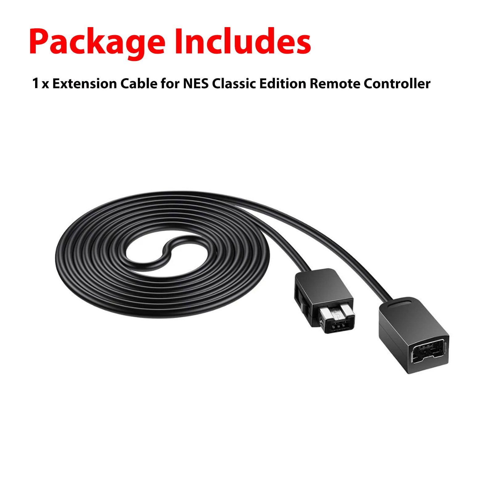 EEEkit 2/1Pcs Extension Cable Cord Fit for Nintendo Mini Classic Controller, 10ft - Walmart.com