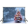 thumbnail image 2 of EREHome Toile de Fond en Polyester 7x5ft pour Arbre de Noël pour Enfants, Accessoire Photo Extérieur, 2 of 3