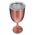 thumbnail image 3 of Miangastore Glass Cups Rose Gold Stylish Design Cold Retention for Weddings 1Pack, 3 of 8