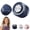 Blue, variant on 2PCS Upgrade Portable Clip-On Fan, Mini Bladeless Electric Fan for Shirt & Waist, Adjustable 3-Speed Suspended Whirlwind Fans Silent Personal Fans for Outdoor Office Travel Accessories & Gift (White)